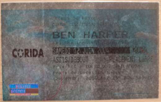 Ben Harper entrada