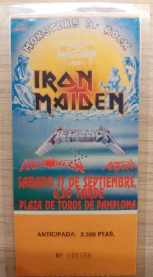 Iron Maiden entrada