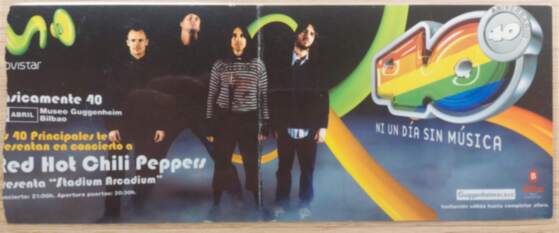 Red Hot Chili Peppers entrada