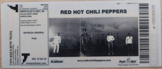 Red Hot Chili Peppers entrada