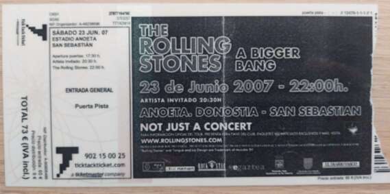 The Rolling Stones entrada