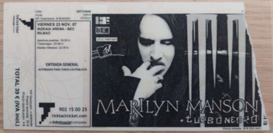 Marilyn Manson entrada
