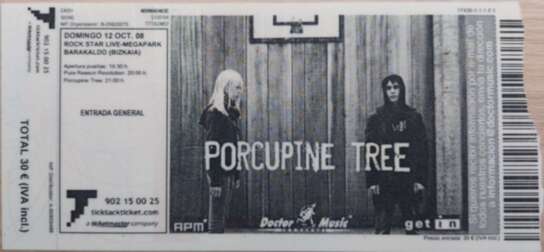 Porcupine Tree entrada