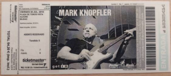 Mark Knopfler entrada