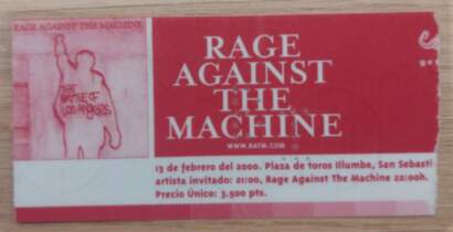 Rage Against The Machine entrada