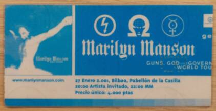 Marilyn Manson entrada