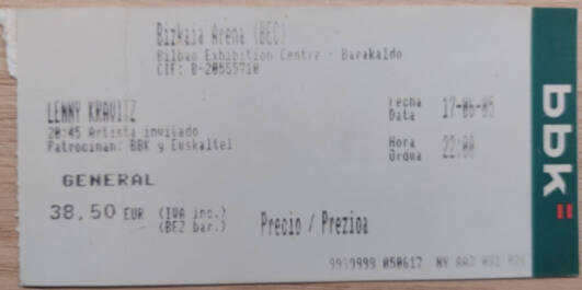 Lenny Kravitz entrada