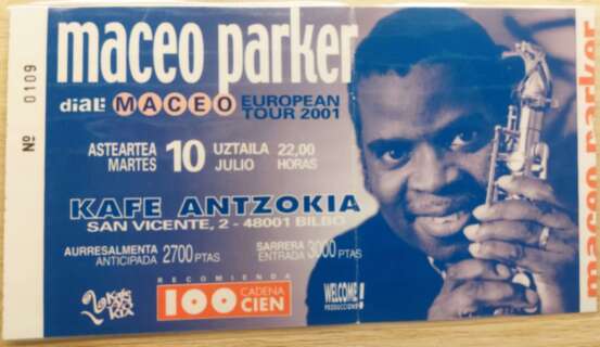 Maceo Parker entrada