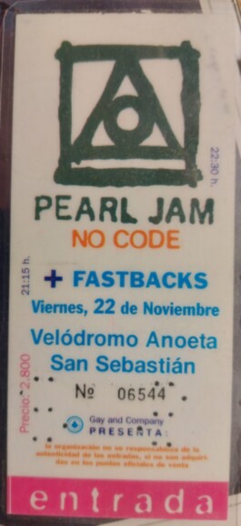 Pearl Jam entrada