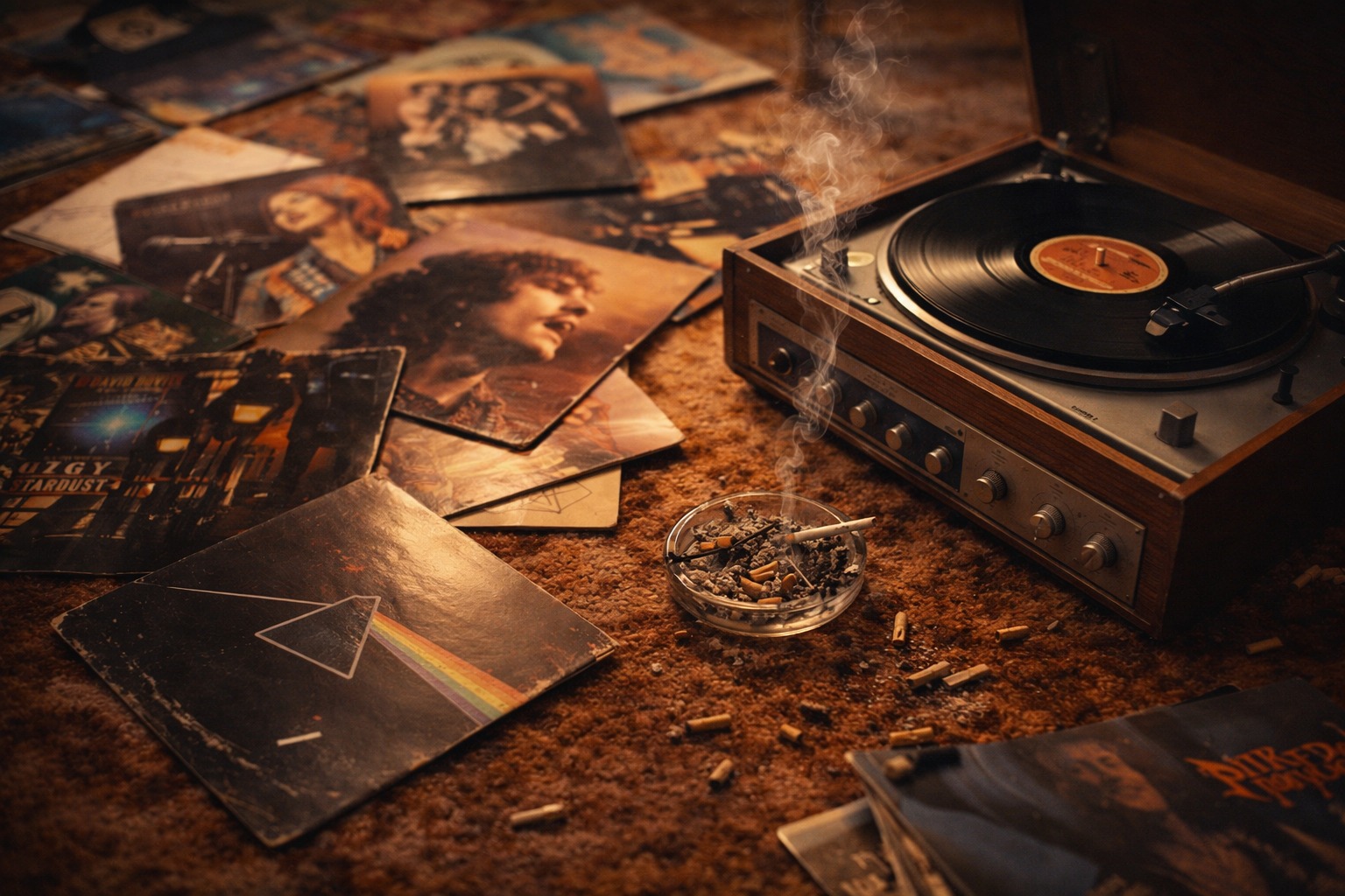 Vista de la sección de Vinilos en la landing